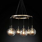 Подвесная люстра RH LANGUEDOC Round Chandelier Antique Brass ImperiumLoft 75523-22 40.1553