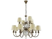 Подвесная люстра Newport 3112/С black brass без абажуров