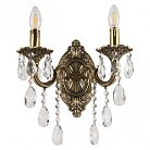 Бра с хрустальными подвесками Bohemia Ivele Crystal AL7801B10/2/175 B FP