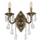 Бра с хрустальными подвесками Bohemia Ivele Crystal AL7801B10/2/175 B FP