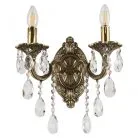 Бра с хрустальными подвесками Bohemia Ivele Crystal AL7801B10/2/175 B FP