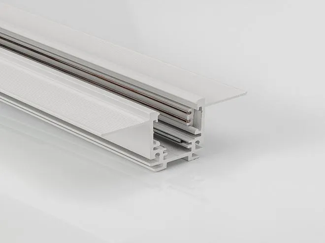 Шинопровод встраиваемый глубокий под гипсокартон 2.5 м SWG SY-LINK-20T2S-2.5-WH