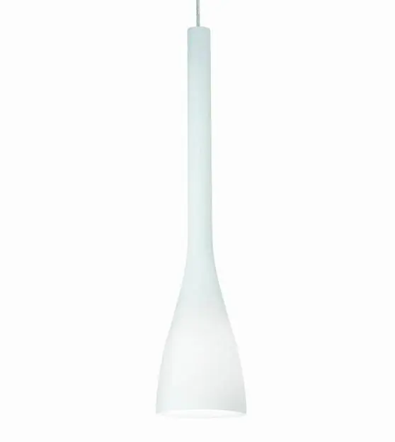 Подвесной светильник Ideal Lux 035666 FLUT SP1 BIG BIANCO Подвесной светильник Ideal Lux 035666 FLUT SP1 BIG BIANCO