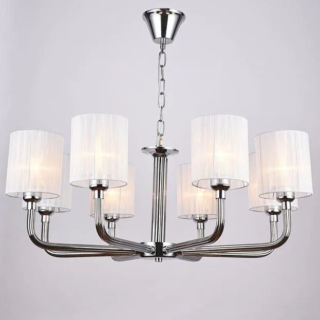 Подвесная люстра ILLUMICO IL1256-8PPA-29 CR Romei Подвесная люстра ILLUMICO IL1256-8PPA-29 CR Romei