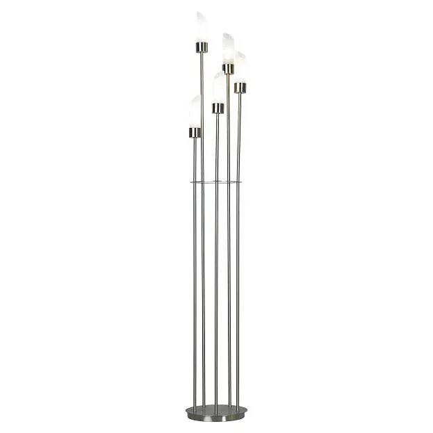 Торшер LUSSOLE LSC-2805-05 LANO никель Торшер LUSSOLE LSC-2805-05 LANO никель