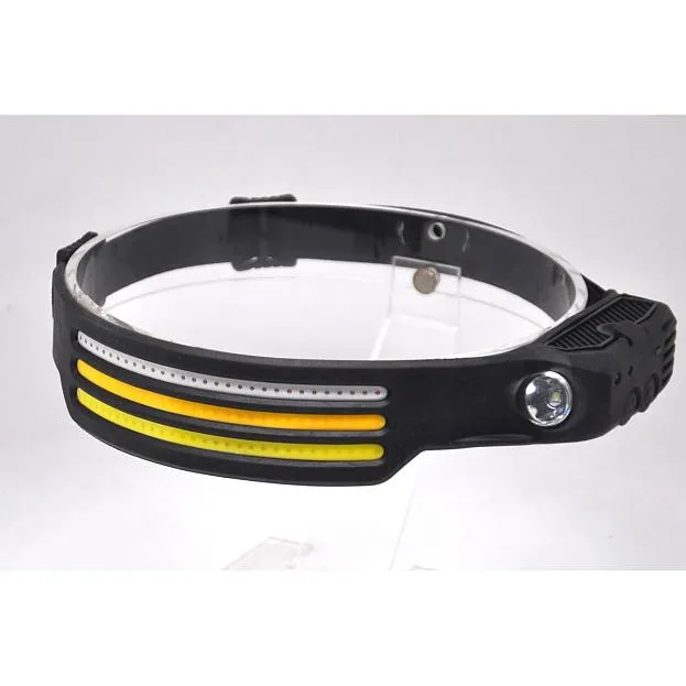 Налобный светодиодный фонарь аккумуляторный 340х30 330 лм Gauss GF412