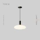 Подвесной светильник IRIS WHITE Тип B. Цвет Черный Lampatron f-iris-white-b-black 7262-19984