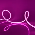 Светодиодная лента Uniel ULS-N11-2835-120LED/m-8mm-IP67-DC24V-10W/m-15M-PINK катушка в герметичной упаковке Neon