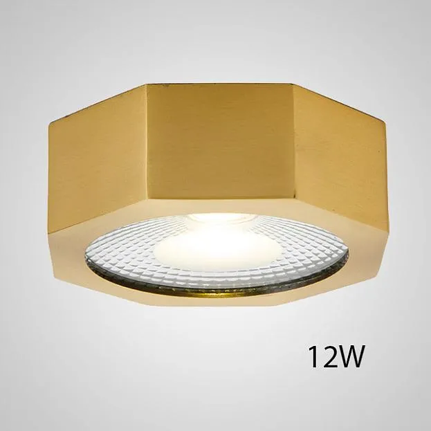 Точечный светильник MAUD D12 Brass 12W ImperiumLoft 212575-23 maud01