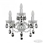 Бра хрустальные Bohemia Ivele Crystal 1415B/2+1/165 Ni K781