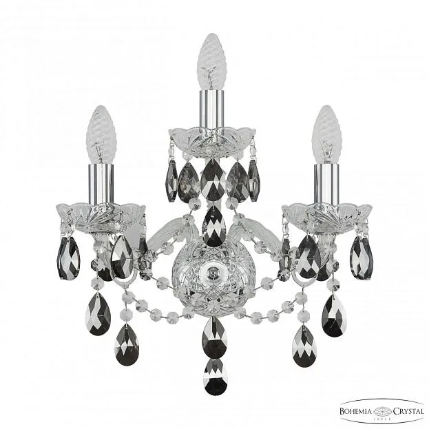 Бра хрустальные Bohemia Ivele Crystal 1415B/2+1/165 Ni K781 Бра хрустальные Bohemia Ivele Crystal 1415B/2+1/165 Ni K781