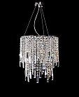 Хрустальная подвесная люстра Lumina Deco LDP 2159-350 CHR Zucchero