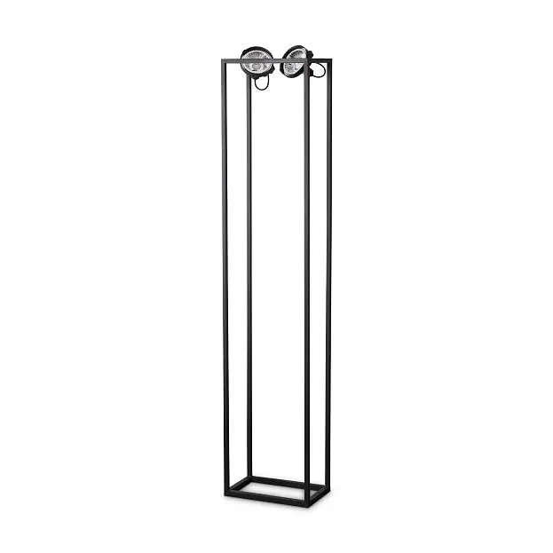 Напольный светильник Ideal Lux 293691 AUDIO PT2 H160 NERO Напольный светильник Ideal Lux 293691 AUDIO PT2 H160 NERO