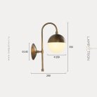 Бра BALL WALL Цвет бронза Lampatron ballwall-bronze 652-25648