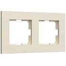 Рамка на 2 поста (айвори матовый) Werkel W0022962 Slab a062806