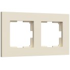 Рамка на 2 поста (айвори матовый) Werkel W0022962 Slab a062806