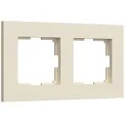 Рамка на 2 поста (айвори матовый) Werkel W0022962 Slab a062806