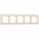 Рамка на 5 постов Werkel W0051141 (молочный, стекло) a058817