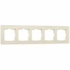 Рамка на 5 постов Werkel W0051141 (молочный, стекло) a058817