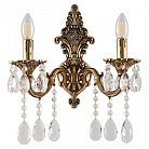 Бра с хрустальными подвесками Bohemia Ivele Crystal AL7801B14/2/175 A GB