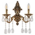 Бра с хрустальными подвесками Bohemia Ivele Crystal AL7801B14/2/175 A GB