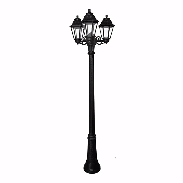 Садово-парковый фонарь FUMAGALLI GIGI BISSO/ANNA 3L E22.156.S30.AXE27 Черный