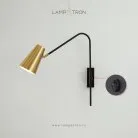 Бра VERINA Цвет Латунь. Выключатель на корпусе Lampatron 6354-23120