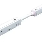 Коннектор питания прямой для магнитного шинопровода iLEDEX TECHNICAL VISION POWER CONNECT 4822-L227-WH VISION48/22