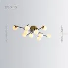 Потолочная люстра MARYON 10 ламп Lampatron 4332-10982