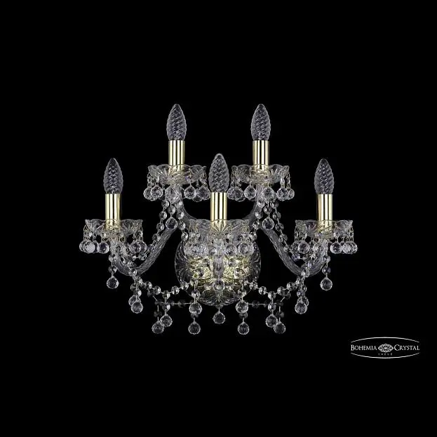 Бра хрустальный Bohemia 1409B/3+2/160 G Бра хрустальный Bohemia 1409B/3+2/160 G