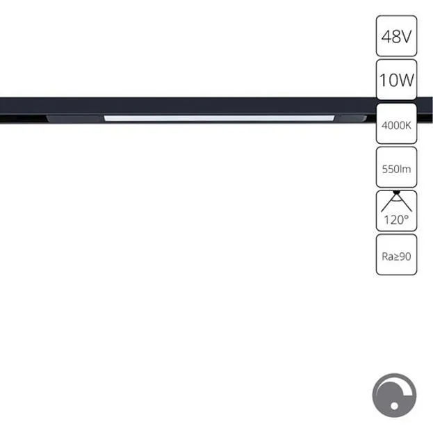 Трековый светильник Arte Lamp A7473PL-1BK OPTIMA