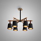 Люстра Потолочная На Штанге Natura C6 Black ImperiumLoft 178001-26