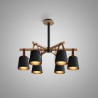 Люстра Потолочная На Штанге Natura C6 Black ImperiumLoft 178001-26