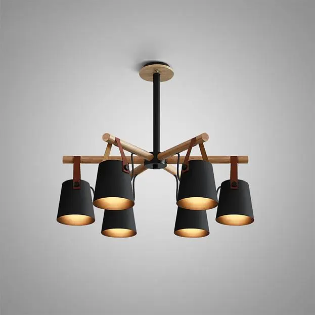 Люстра Потолочная На Штанге Natura C6 Black ImperiumLoft 178001-26 Люстра Потолочная На Штанге Natura C6 Black ImperiumLoft 178001-26