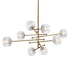 Люстра Delight Collection KG0835P-8 brass Globe Mobile