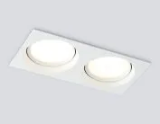 Встраиваемый светильник Ambrella light TN52234/2 WH белый IP20 GX53/2 220*110*44