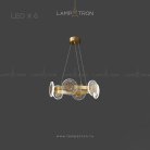 Кольцевые люстры и светильники LETICIA 6 ламп Lampatron leticia-6 4497-11408