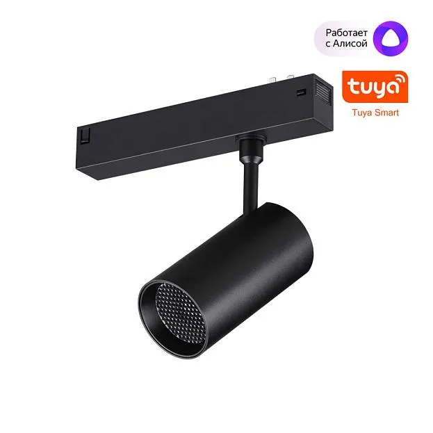 Трековый светильник диммир. со сменой цв.температуры, пульт ДУ/Tuya Smart Life IP20 LED 18W 3000-6000K 90-240V Novotech 359959 VECTOR