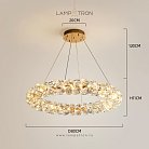 Кольцевые люстры и светильники ORESTES Размер M Lampatron 8322-22681