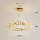 Кольцевые люстры и светильники ORESTES Размер M Lampatron 8322-22681