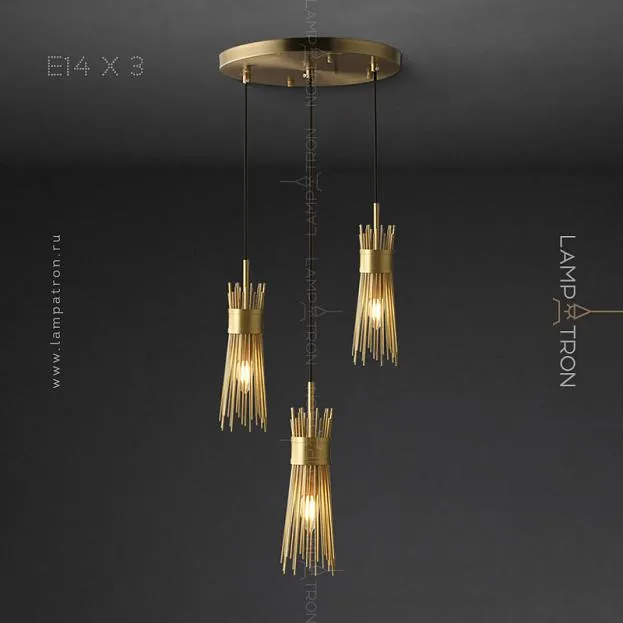 Готовая комбинация светильников GISKEN MORE 3 лампы. Диск Lampatron f-gisken-more-3 5374-13768 Готовая комбинация светильников GISKEN MORE 3 лампы. Диск Lampatron f-gisken-more-3 5374-13768