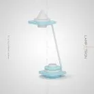 Настольная лампа KIRKE Конус. Цвет Голубой Lampatron 3560-8747