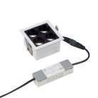 Встраиваемый белый LED светильник с драйвером, 8Вт, 4000К,  24°, 580лм Vitaluce VT0200062-00