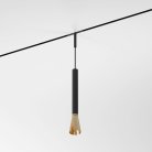 Трековый светильник 3W 3000K (черный/латунь) Elektrostandard 85165/01 Mini Magnetic a065652