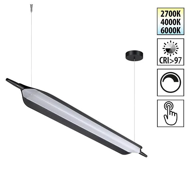 Светильник подвесной диммируемый со сменой цв.температуры (сенсор) IP20 LED 32W 2700/4000/6000K 100-240V Novotech 359544 ALA