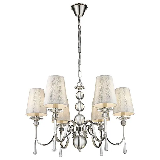 светильник подвесной, E14, 6x40W Wertmark WE368.06.103 Kerrin