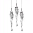 Подвесной светильник Delight Collection P68009L-3/R chrome Goddess Tears
