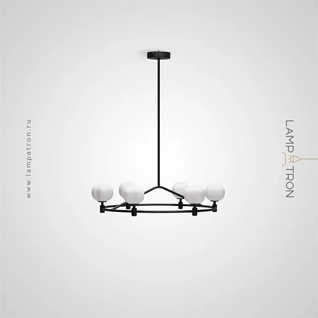 Кольцевые люстры и светильники FRANCOIS Цвет Черный Lampatron francois-black 7287-20087 Кольцевые люстры и светильники FRANCOIS Цвет Черный Lampatron francois-black 7287-20087
