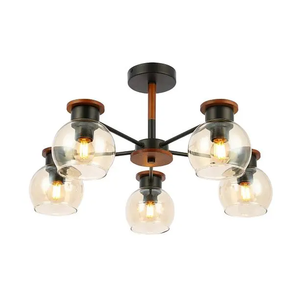 Потолочная люстра EVOLUCE SLE108102-05 RASCO Потолочная люстра EVOLUCE SLE108102-05 RASCO