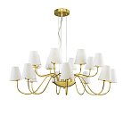 Подвесная люстра INNIS CH D100 Gold ImperiumLoft 228903-26 INNIS-CH01